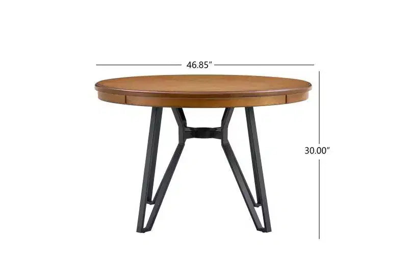 Set da pranzo Aria 5 pezzi in legno e ferro